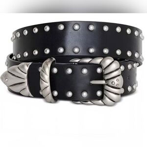 Good American Wide Studded Western Belt